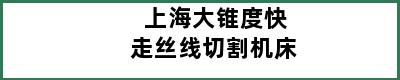 上海大锥度快走丝线切割机床