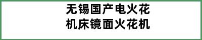 无锡国产电火花机床镜面火花机