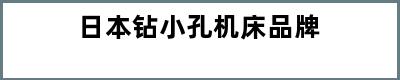 日本钻小孔机床品牌