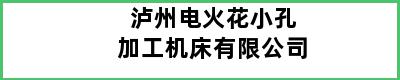 泸州电火花小孔加工机床有限公司