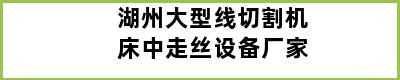 湖州大型线切割机床中走丝设备厂家