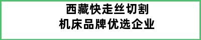 西藏快走丝切割机床品牌优选企业