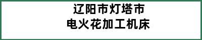 辽阳市灯塔市电火花加工机床