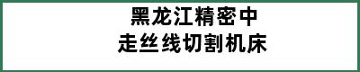 黑龙江精密中走丝线切割机床